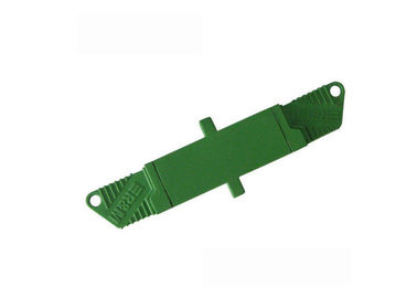 China Multimode UPC APC Fiber Optic Adapter with Blue And Green Housing supplier